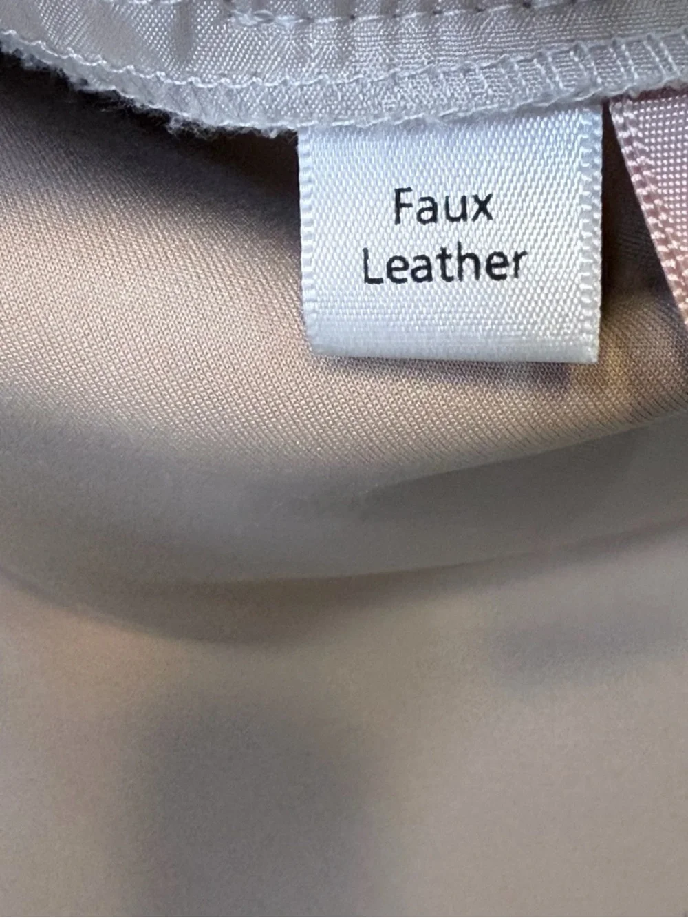 Philosophy | Anthro Faux Leather Butter Soft Tan Utility Jacket Relaxed Shacket - Picture 12 of 14
